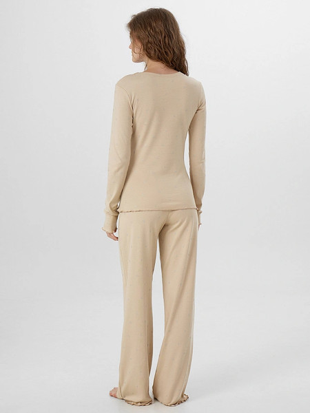 Изображение товара Пижама Mark Formelle 592624 (р.164/170-100-106, серебряные лапки на песочном)