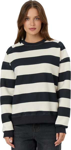 Изображение товара Свитшот Mark Formelle 122969 (р.164/170-96-102, молочно-черная полоска)