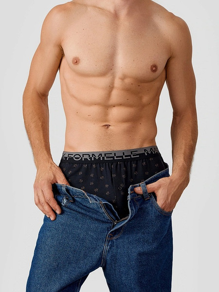 Изображение товара Трусы мужские Mark Formelle 411222 (р.106-116, топоры на черном)