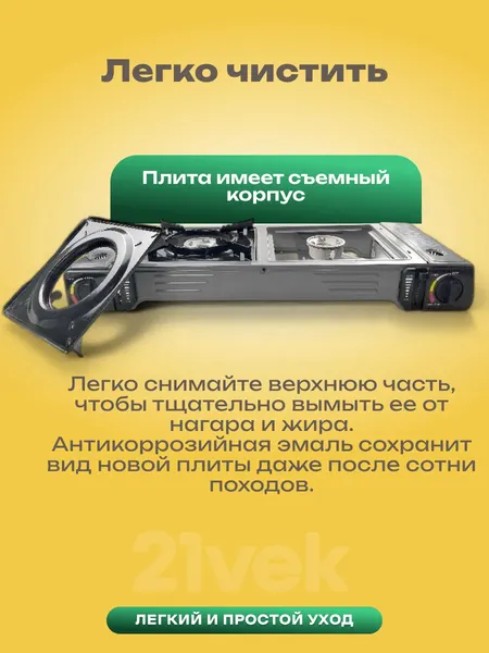 Изображение товара Плита туристическая Coyote ZD-300-A (темно-серый)