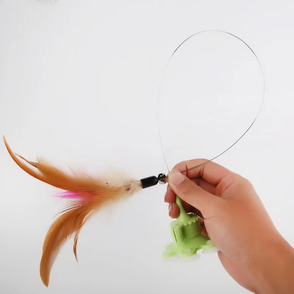 Изображение товара Игрушка для кошек Four Pets Дразнилка с перьями TUZ937