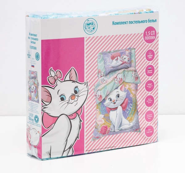 Изображение товара Комплект постельного белья Этель 1.5сп Кошечка / 1343341