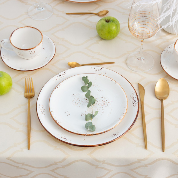 Изображение товара Скатерть Этель Ажур / 7097376 (бежевый)