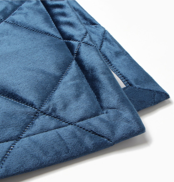 Изображение товара Покрывало Этель 10416643 (велюр, синий)