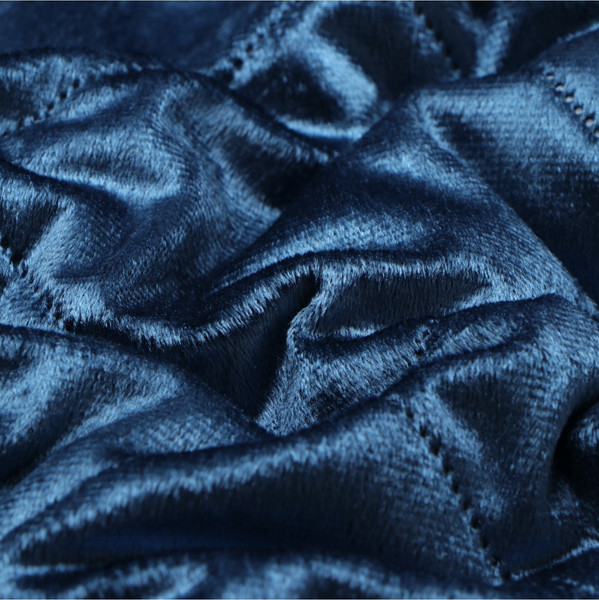 Изображение товара Покрывало Этель 10416643 (велюр, синий)