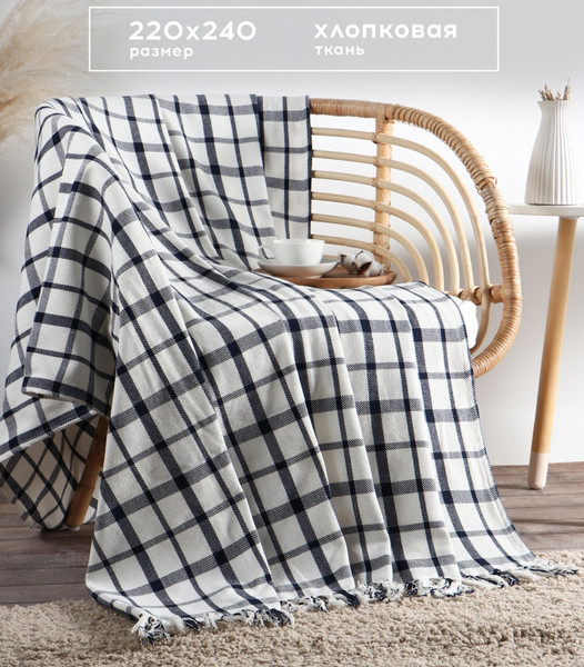 Изображение товара Плед Этель Мелкая Клетка / 10666555