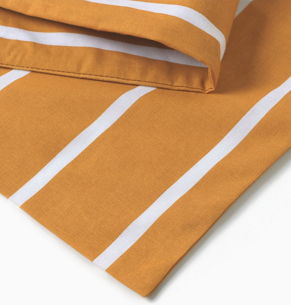 Изображение товара Пододеяльник Этель Mustard stripes / 10801799