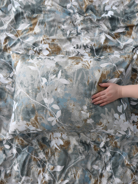 Изображение товара Комплект постельного белья Love Life 1.5сп Цветение Brown line / 10662397