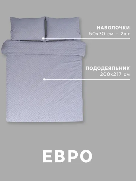Изображение товара Комплект постельного белья Love Life Евро Tufting Квадрат / 10883194