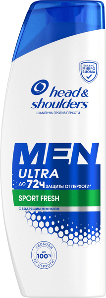 Изображение товара Шампунь для волос Head & Shoulders Men Ulta Sport Fresh (360мл)