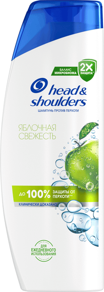 Изображение товара Шампунь для волос Head & Shoulders Против перхоти Яблочная свежесть (360мл)