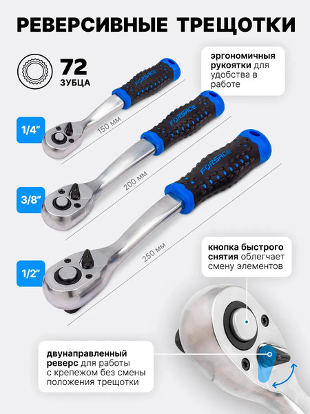 Изображение товара Универсальный набор инструментов Forsage F LIGHT-42222-5 (62817)