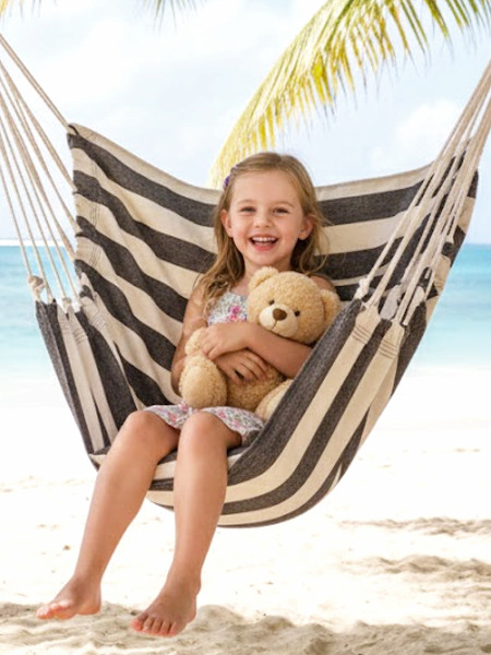 Изображение товара Гамак-качели Sundays ZC-CS006-1 (белый/черный)