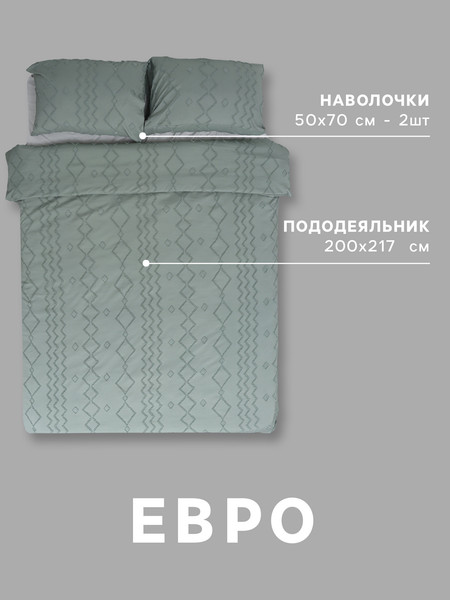 Изображение товара Комплект постельного белья Love Life Евро Tufting Орнамент / 10883196