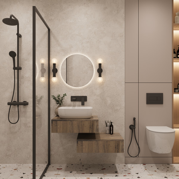 Изображение товара Тумба под умывальник ЗОВ Токио Премиум 70 / TP270AWPTOC (аттик)