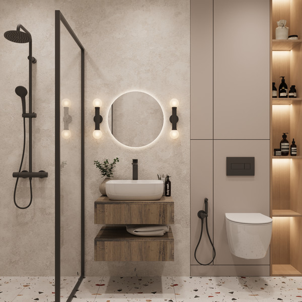 Изображение товара Тумба под умывальник ЗОВ Токио Премиум 70 / TP270AWPTOC (аттик)