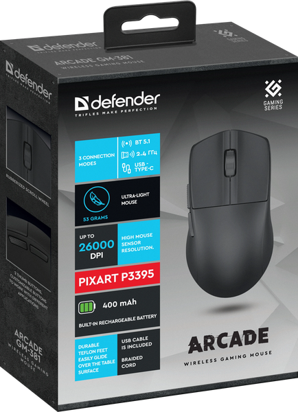 Изображение товара Мышь Defender Arcade GM-381 / 52381