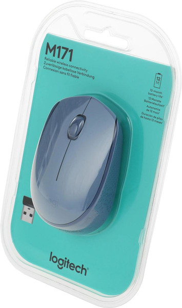 Изображение товара Мышь Logitech M171 910-006866 (голубой)