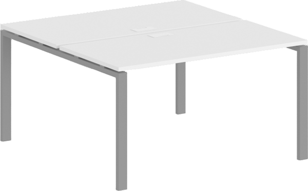 Изображение товара Комплект письменных столов Norden 120х163.8х75 / SG.247.WH.63.AN (антрацит/белый)