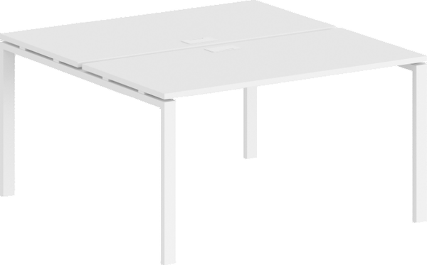 Изображение товара Комплект письменных столов Norden 120х163.8х75 / SG.247.WH.63.WH (белый/белый)