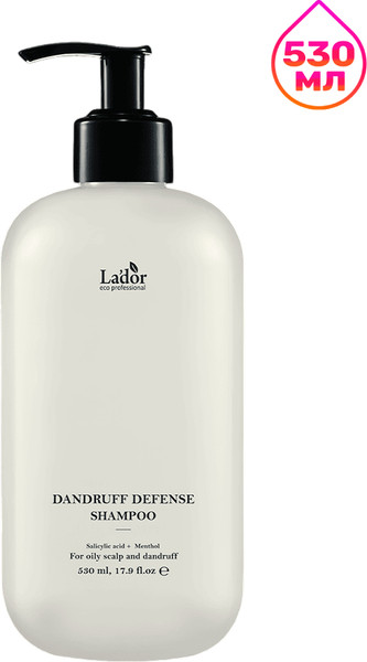 Изображение товара Шампунь для волос La'dor Dandruff Defense Shampoo (530мл)