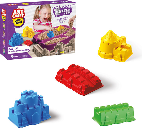 Изображение товара Набор для лепки Art Sand Строим крепость / 03947 (600г)