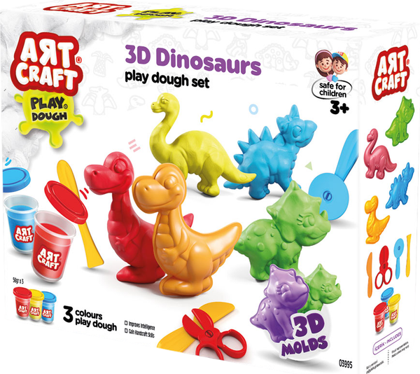 Изображение товара Набор для лепки Aяt Craft Динозаврики / 03995