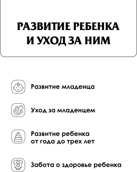 Изображение товара Книга АСТ Развитие ребенка и уход за ним от рождения до трех лет (Фадеева Валерия 9785171663346)
