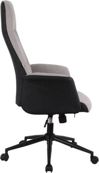 Изображение товара Кресло офисное King Style SHL-21 Livro Fabric PU Black (светло-серый)
