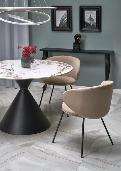 Изображение товара Стул Halmar K587 (бежевый/черный)