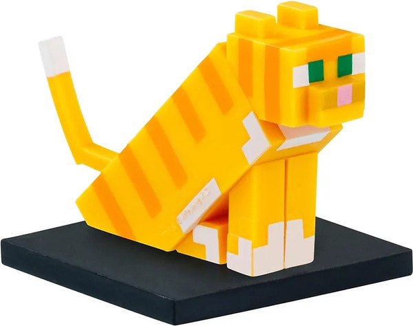 Изображение товара Набор фигурок коллекционных Minecraft Снежный голем, Ифрит, Зелёный крипер, кот и Хранитель / MC2040D