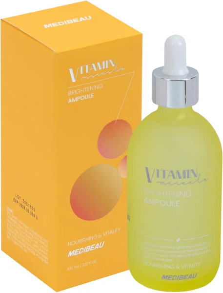 Изображение товара Сыворотка для лица Medibeau Brightening Ampoule Vitamin Nourishing&Vitality Осветляющая (100мл)