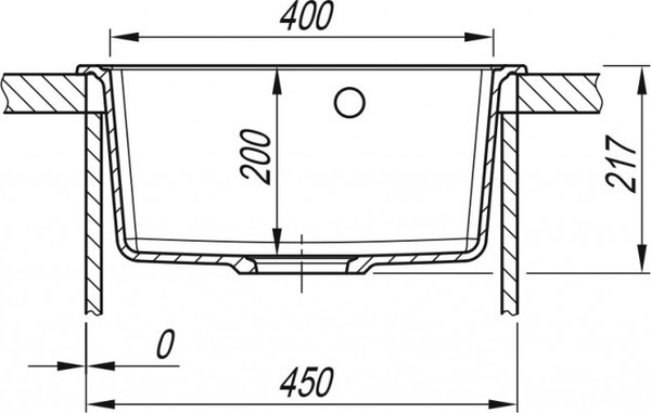 Изображение товара Мойка кухонная Arfeka Dalago 47 (серый)