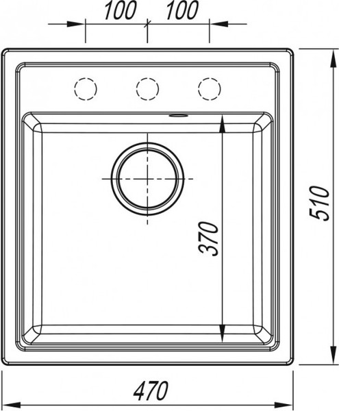 Изображение товара Мойка кухонная Arfeka Dalago 47 (серый)