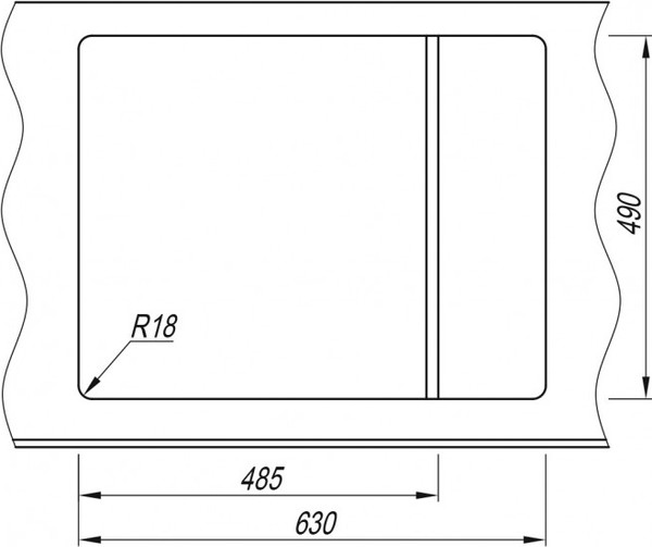 Изображение товара Мойка кухонная Arfeka Zia 65 (серый)