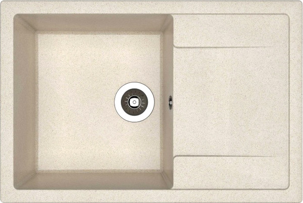 Изображение товара Мойка кухонная Arfeka Zia 76 (бежевый)