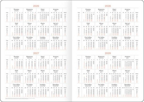 Изображение товара Ежедневник BG  Орел 2026г А4 / DdА4_09306 (176л)