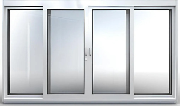 Изображение товара Балконная рама Европрофиль Slide Раздвижная на 4 створки 2 стекла (1350х2700)