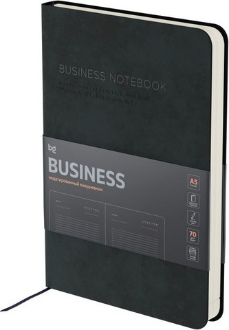 Изображение товара Ежедневник BG Business. Graphite А5 / DuA5_61344 (136л)