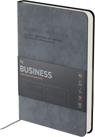 Изображение товара Ежедневник BG Business. Grey А5 / DuA5_61338 (136л)