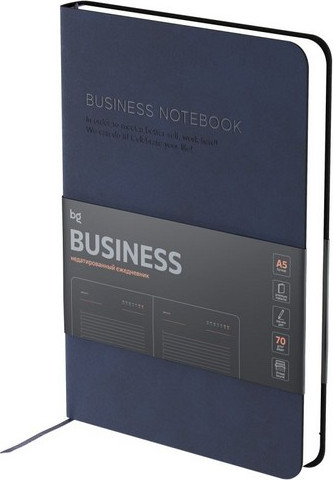 Изображение товара Ежедневник BG Business. Navy blue А5 / DuA5_61342 (136л)