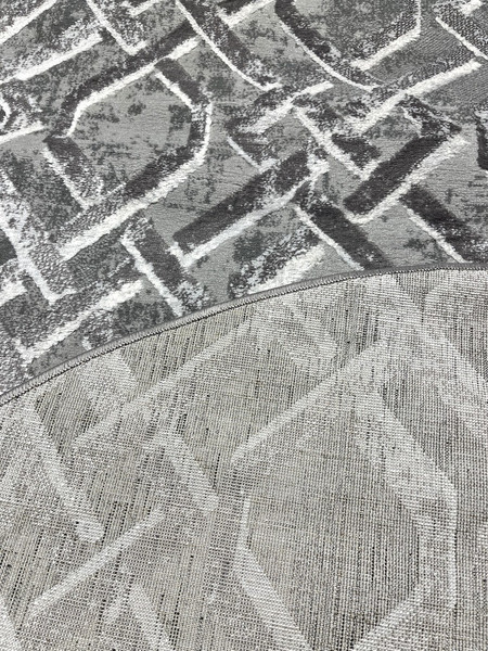 Изображение товара Ковер Sahan Alvita 7850D-S-D-GREY-GREY-OVAL K25 (1.4х2)