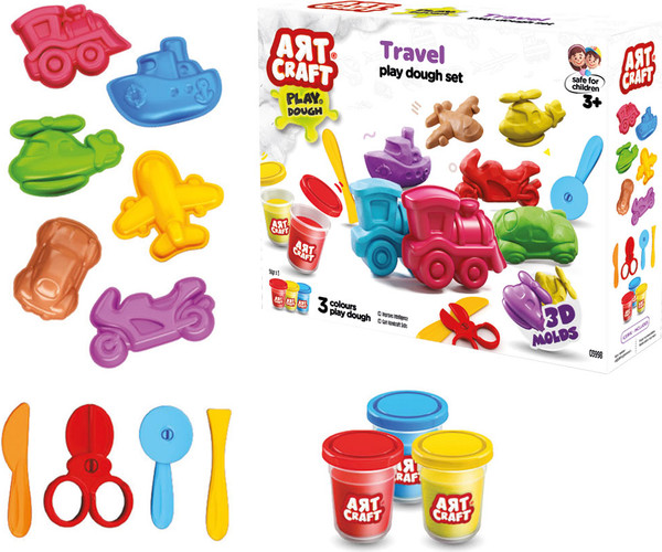 Изображение товара Набор для лепки Aяt Craft Транспорт / 03998