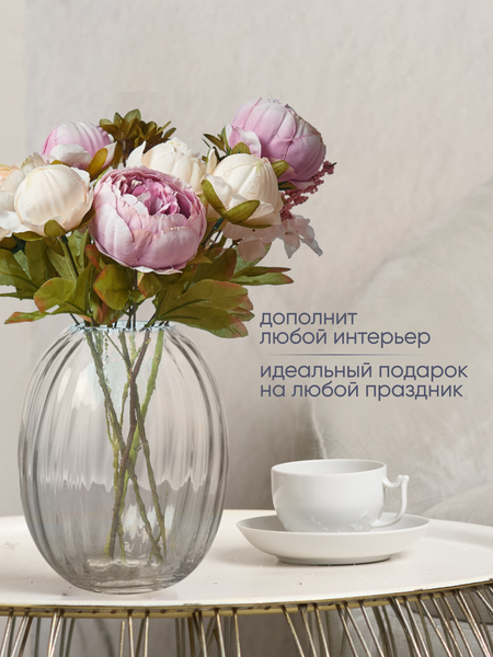 Изображение товара Ваза Solmax&Home SM99668 (2.4л, прозрачный)