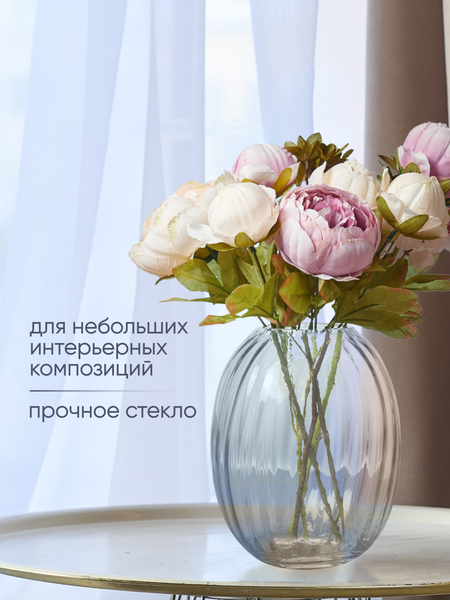 Изображение товара Ваза Solmax&Home SM99668 (2.4л, прозрачный)