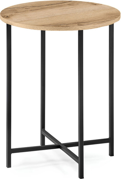 Изображение товара Табурет Древпром Круглый ДП2-10 (черный матовый/делано)