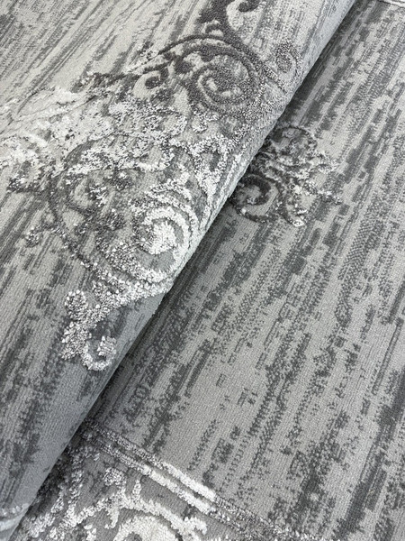 Изображение товара Ковер Sahan Alvita 7610A-S-D-GREY-GREY-OVAL K25 (1.6х2.3)
