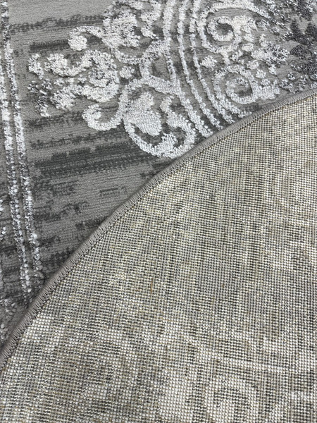 Изображение товара Ковер Sahan Alvita 7610A-S-D-GREY-GREY-OVAL K25 (1.6х2.3)
