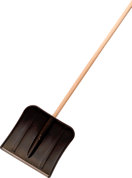 Изображение товара Лопата для уборки снега Вира с березовым черенком 1 сорт