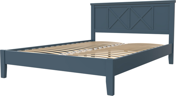 Изображение товара Двуспальная кровать Bravo Мебель Грация-2 160х200 (сапфировый)